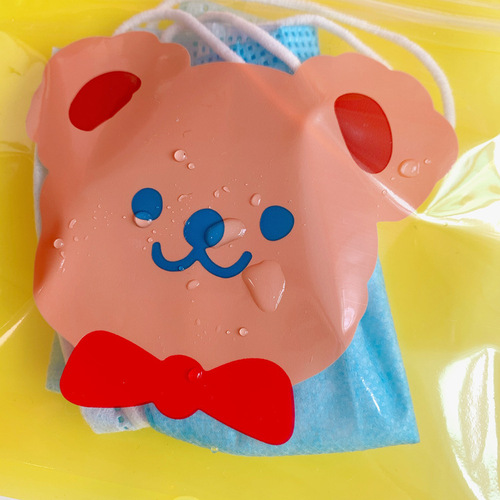 Korean creative cute snack sealed bag girl heart bear food biscuit candy small packaging bag candy bag
