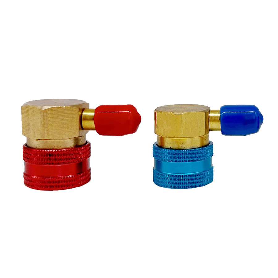 Fuente fábrica R1234yf conjunto de conectores de enchufe rápido a R134A conjunto de conectores de conversión de alta y baja tensión completo