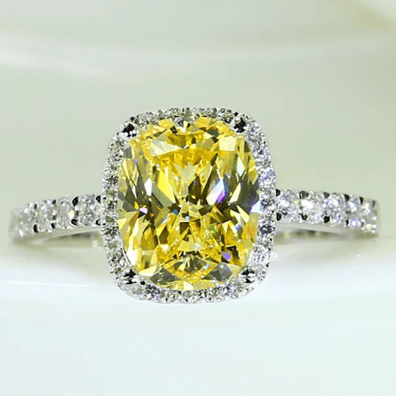 9g Weight Zircon Inlay Material Rings Classification 1 Piece Quantity Business Square Copper Inlay Zircon Rings