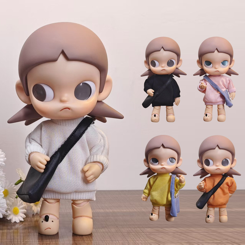 Zsiga Movable Doll's Dream Place Bjd Doll Baby Clothes Ga Zi Sister Clothes Accessories 20cm Cute Long Sweatshirt