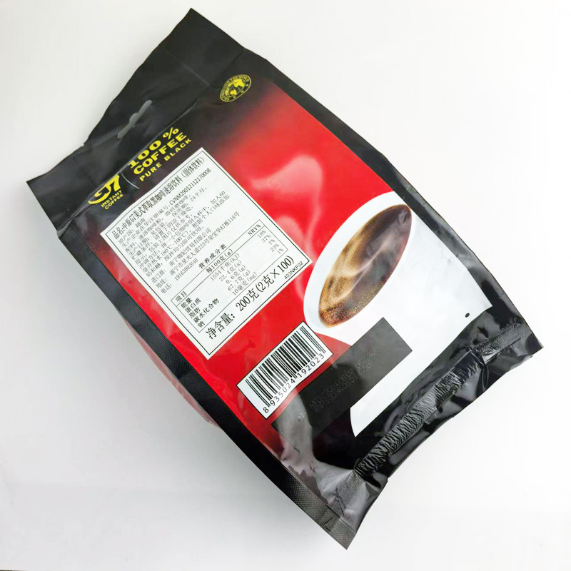 Vietnam Original Imported Coffee Zhongyuan G7 Instant Coffee Powder Black Coffee 200g One Bag 100 Small Bags 3
