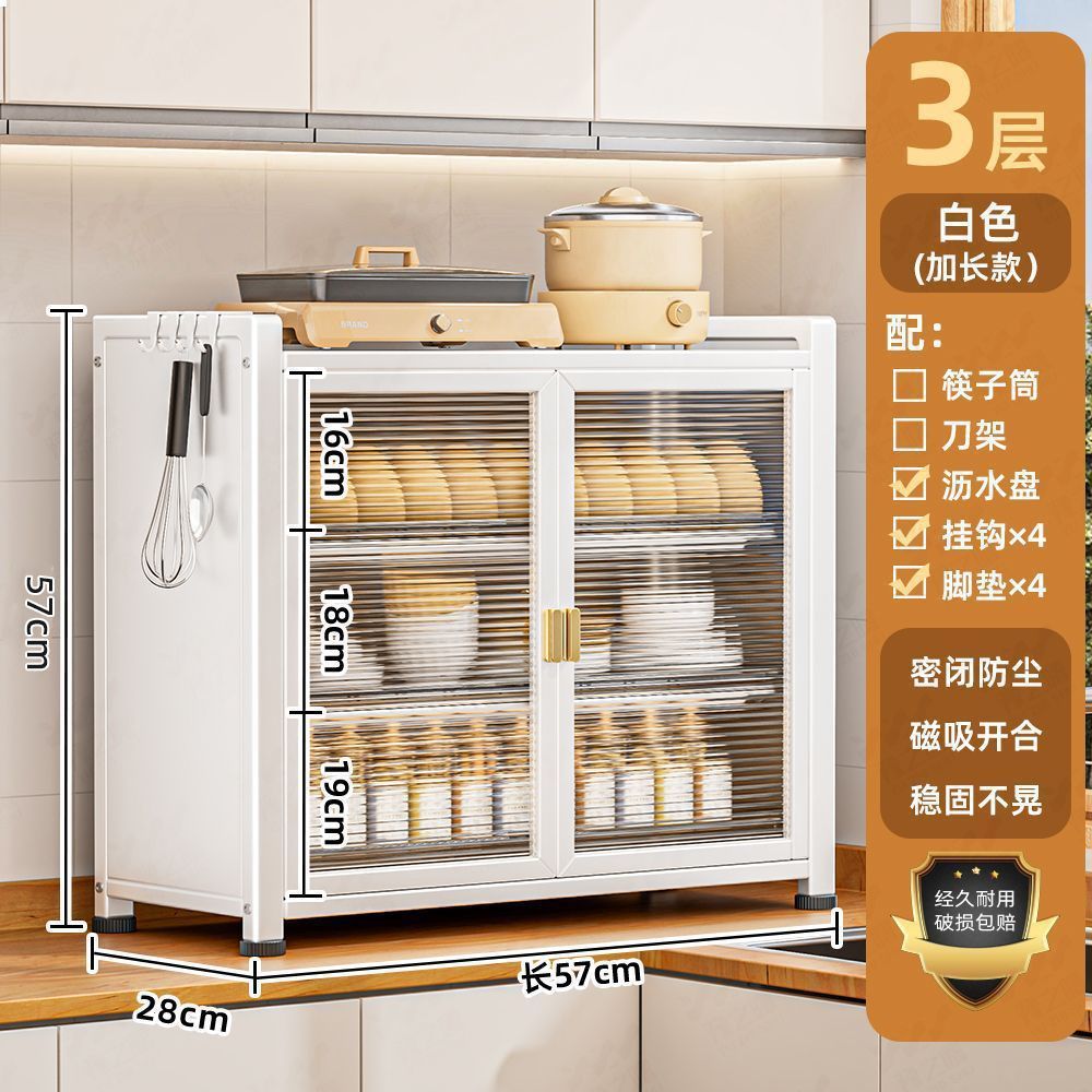 Tacos de cocina mostrador de almacenamiento de platos de encimera de platos drenaje rack a prueba de polvo platos domésticos acabado rack multicapa platos palillos rack