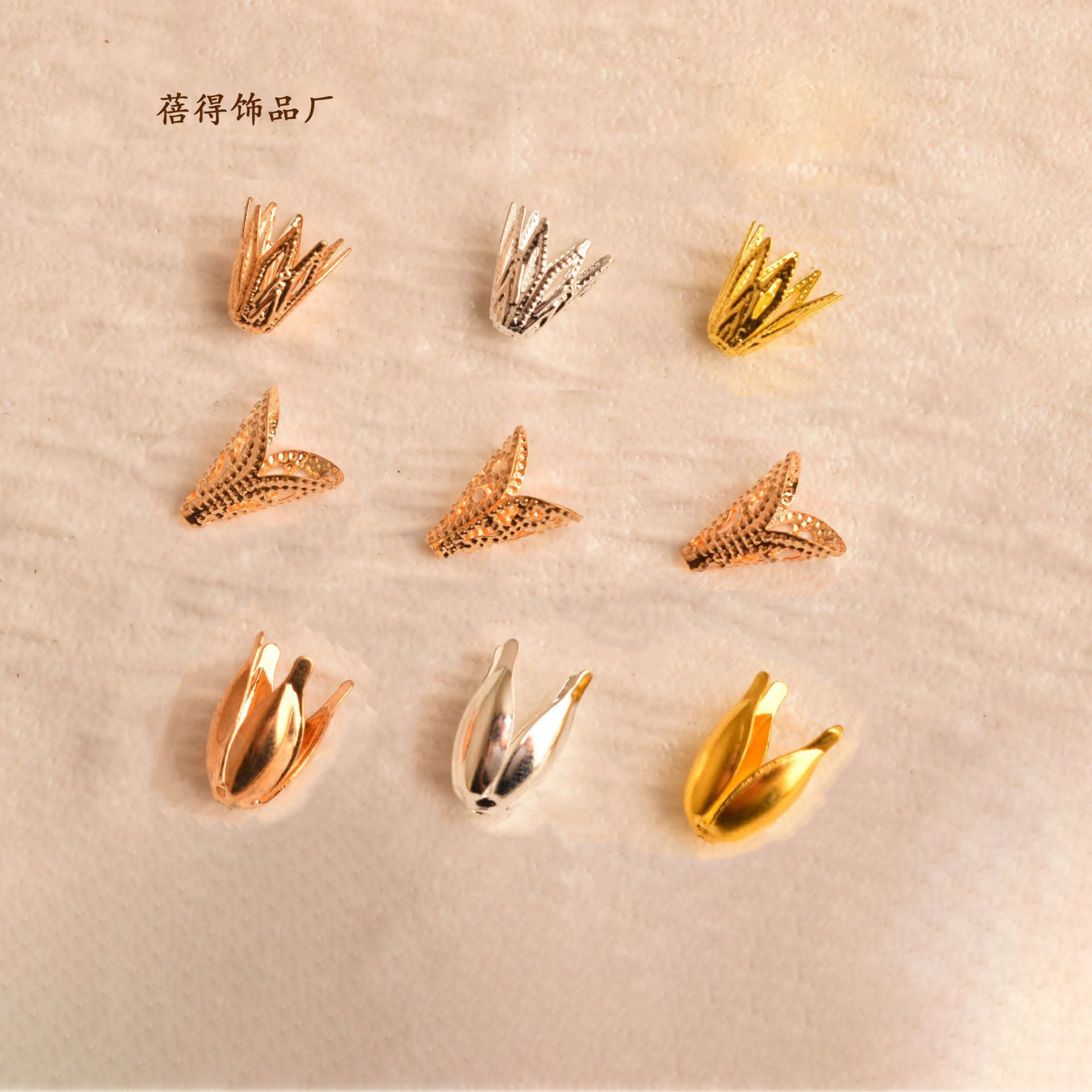 DIY Accessories Flower Bud Hat Flower Headwear Tassel Base Material Antique Hanfu Accessories Wedding Accessories