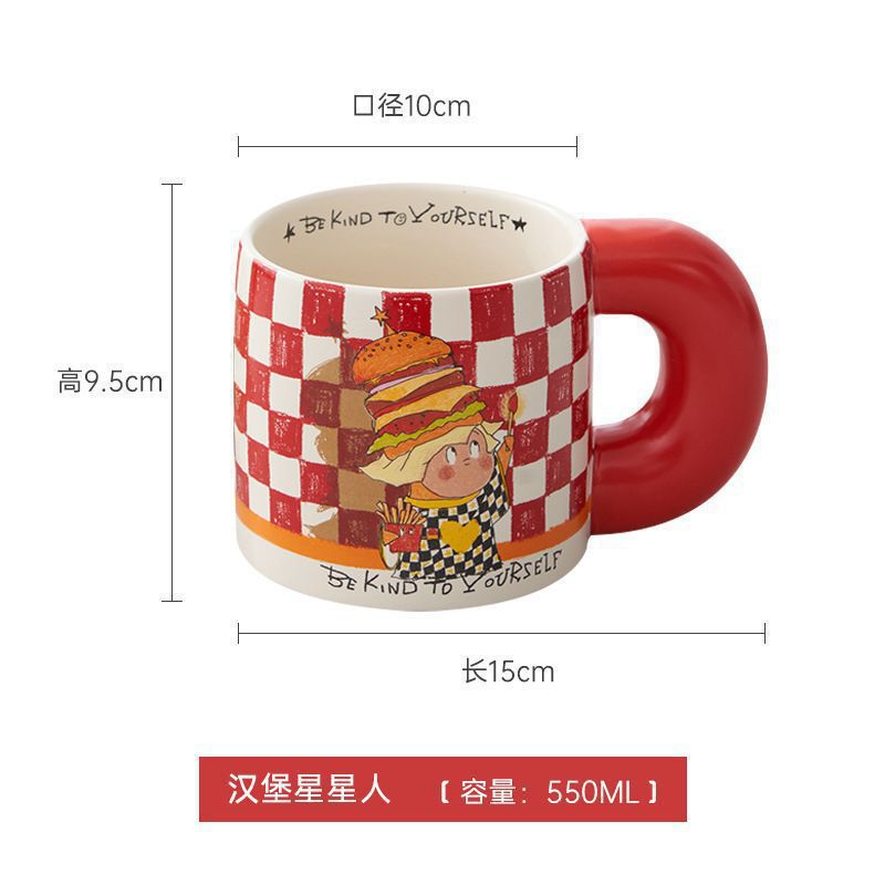 今年の注目の新作スターマン共同ブランドの高価値セラミッククリエイティブウォーターカップシンプルなクラスメイトの誕生日メンズ|undefined