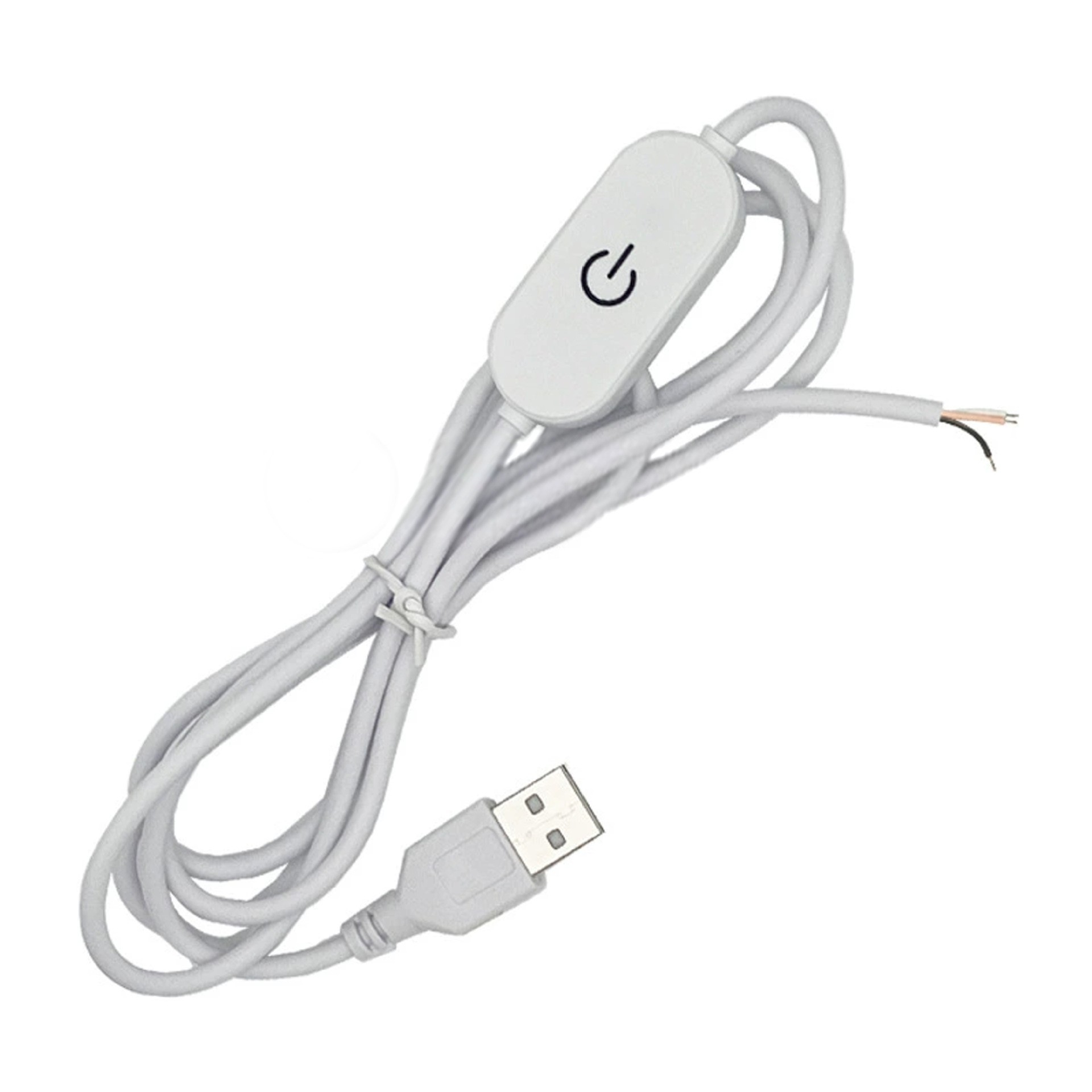 led灯带5v usb线材501开关按钮线 单色控制器 双色温4键双色灯带