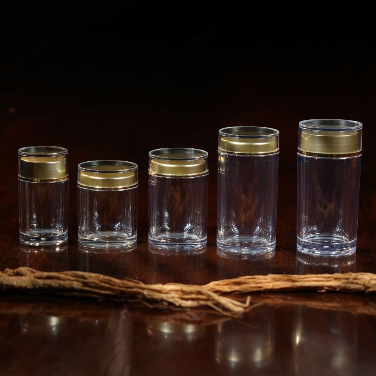 现货透明塑料密封瓶定制亚历克保健品瓶通用药材固体瓶塑料瓶批发