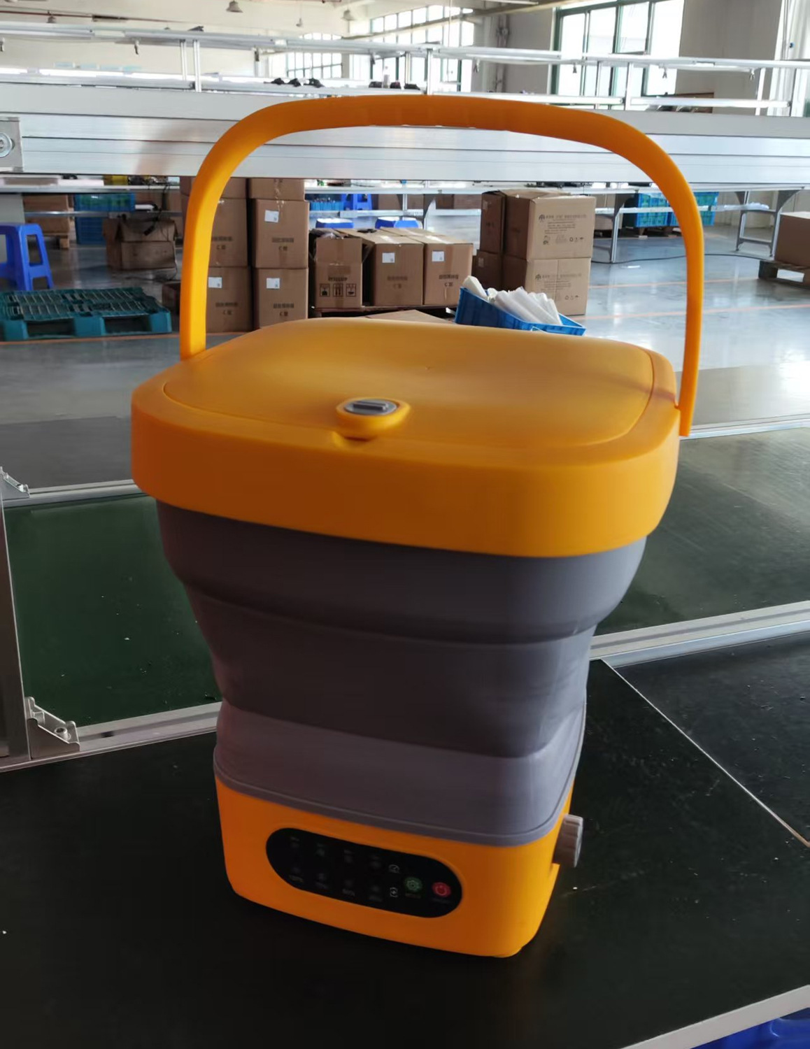 Car Washing Machine, Small Household Multi-Functional Water Tank, Lithium Battery Portable Roller-Type Smart Folding Cleaning Machine