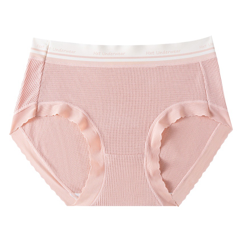 Algodón de algodón de las mujeres entrepierna antibacteriana Mediados de cintura calzoncillos japoneses verano chica delgada pantalones cortos cabeza ropa interior sin costuras