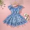 Summer shiffon small princess costume, dress, western style, lifting effect, Korean style