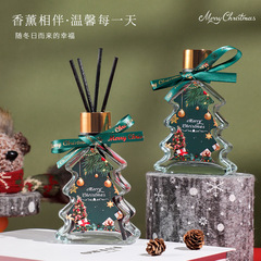 Y クリスマスシーズン無火アロマテラピーギフトボックスオーナメントお土産ホーム屋内フレグランス臭いを除去し、香りが長持ちします