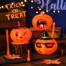 万圣节儿童南瓜灯小礼品手提发光灯笼玩具礼物幼儿园装饰道具布置