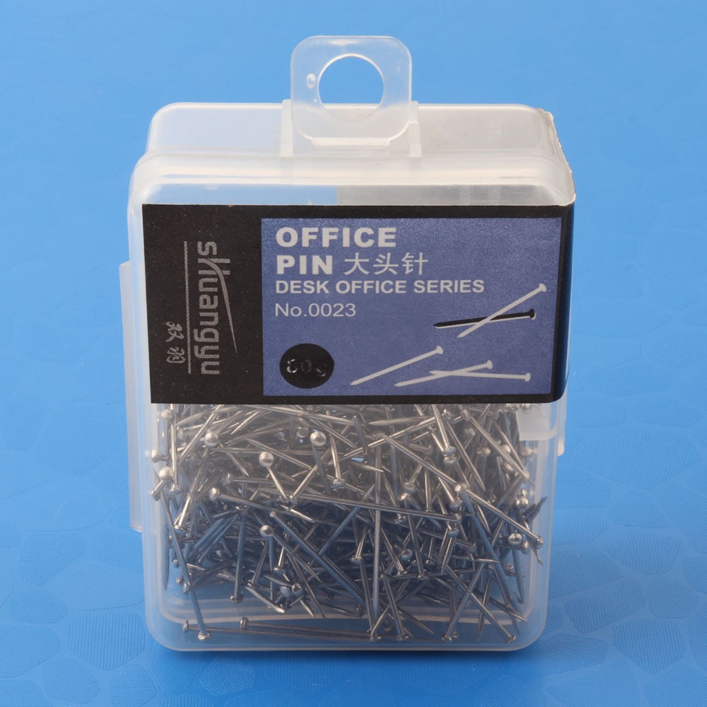 Nickel-plated office culture handmade jewelry, silver needle pin fixing pin shaping pin, 50g/box