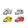 Ambulance, metal car model, police car, alloy car, fire truck