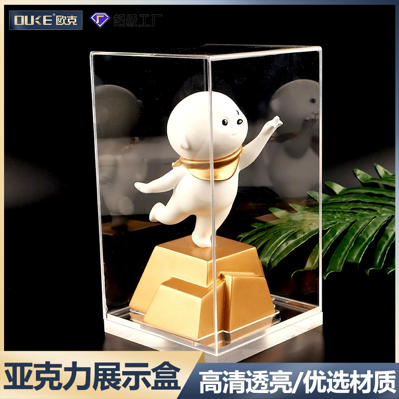 Прямые поставки с фабрики: акриловый прозрачный контейнер для хранения кукол и фигурок Lego, акриловый дисплей для анимационных фигурок.