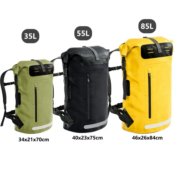 Amazon Explosions Waterproof Backpack Factory Direct Outdoor Drifting Mountaineering Bag Dry Bag Large Capacity Waterproof Bag