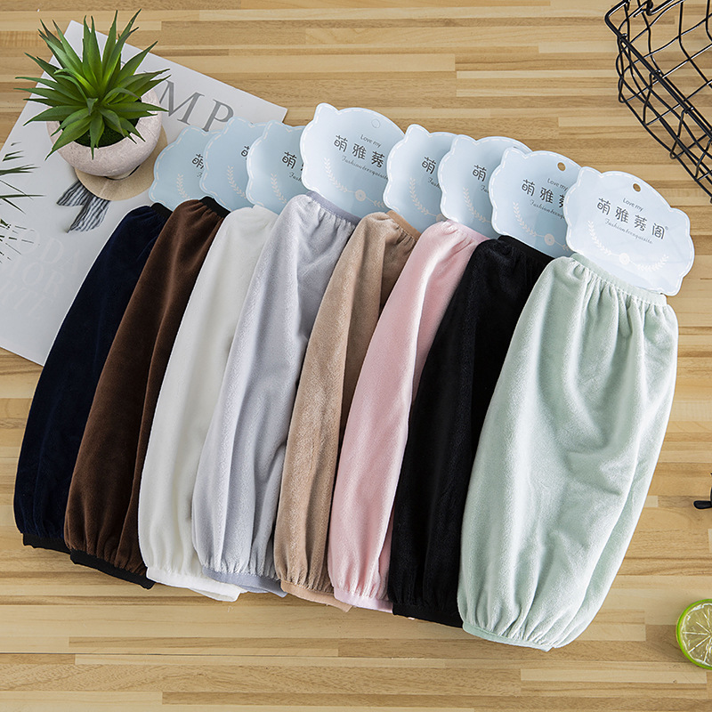 秋冬季长款短款劳保家务加长批发袖套袖头防污男款厨房耐脏工作