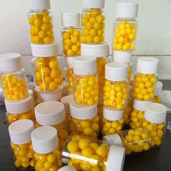 [Green Grass Carp] Floating Water Bead Corn Sweet Flavor Floating Ball Fishing Bead Bottle Fake Bait Explosive Hook Bait