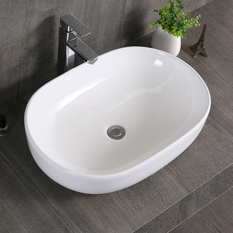 Square pedestal mini wash basin ceramic face basin single basin bathroom vanity sink balcony basin project item