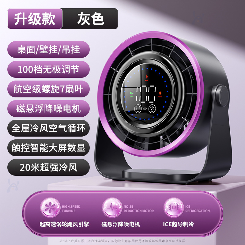 Ventilador de circulación de aire de escritorio, ventilador eléctrico, hogar pequeño, sonido ligero, viento grande, ventilador eléctrico de escritorio, oficina de dormitorio de estudiantes