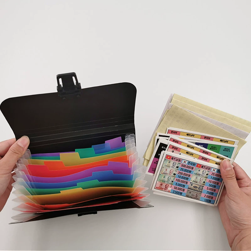 Capacious handheld organ for folders for elementary school students, multilayer folder, wholesale