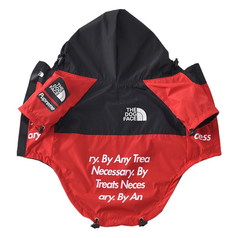 Transfronteriza nueva ropa para mascotas perro chaqueta impermeable dos-pierna ropa con capucha en stock al por mayor