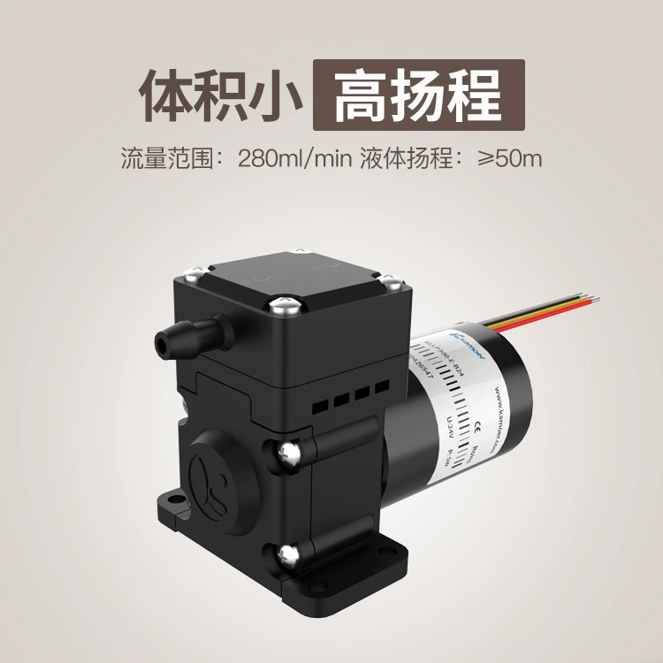 KLLP300 малый объем высокого подъема 12V24V DC бесщеточный моторный мембранный насос