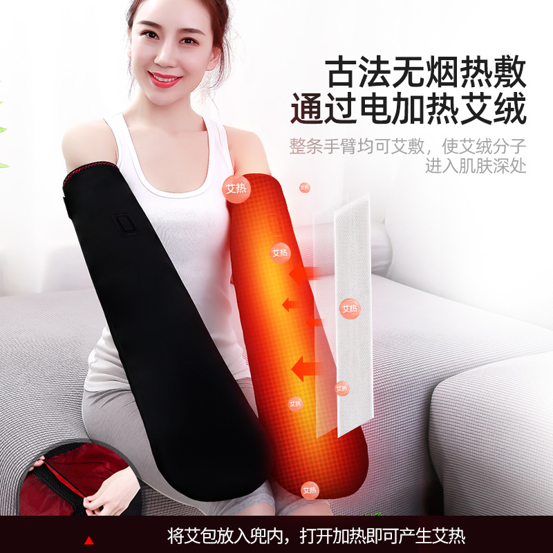 Brazo de calefacción eléctrica compresa caliente mano conjunta Dispositivo de fisioterapia codo vaina protección de la muñeca dedo guantes entumecidos hogar