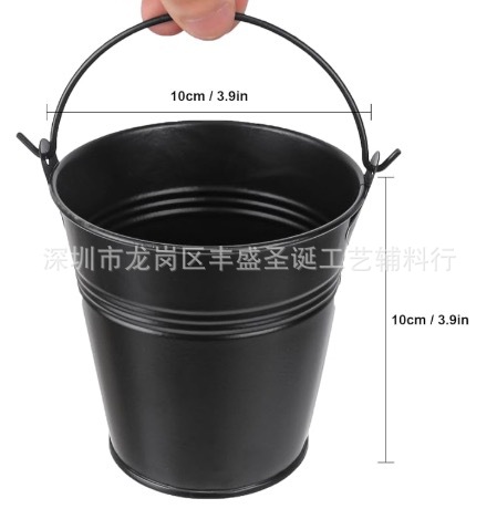 Mini Maceta de Hojalata de Hierro para Suculentas