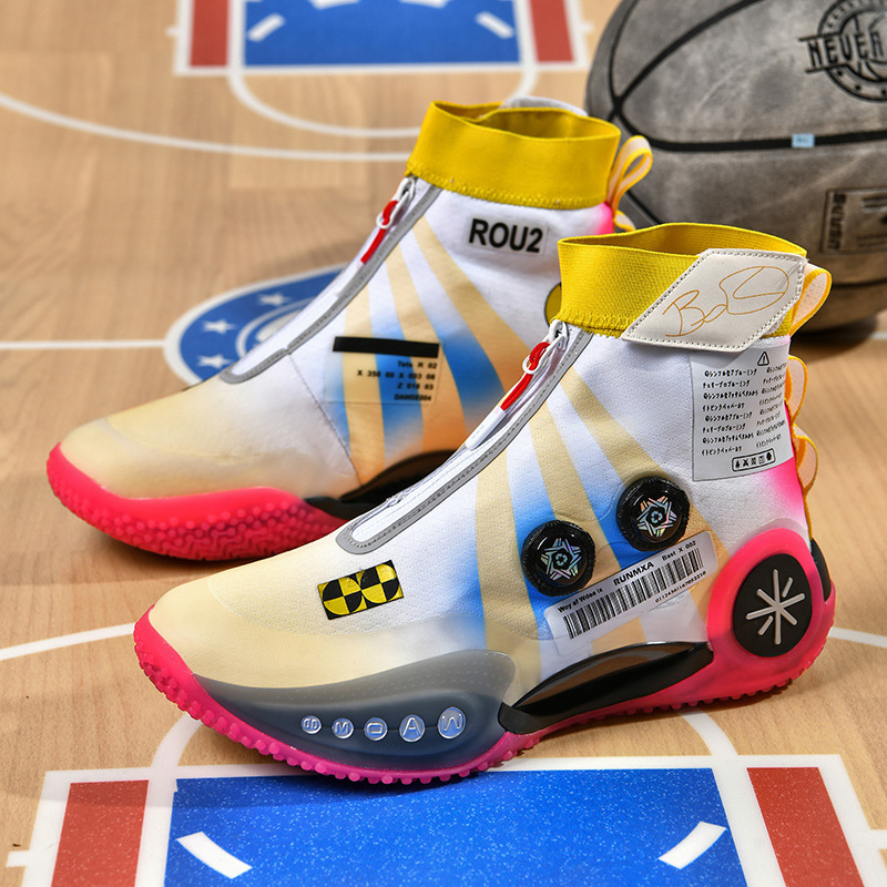 Balabala Wade's Way 9 Basketball Shoes Men's Carbon Plate High-Top Rotating Buckle Blade 2 Youth Real Ant Step Balabala Wade's Way 9 Basketball Shoes Men's Carbon Plate High-Top Rotating Buckle Blade 2 Youth Real Ant Step