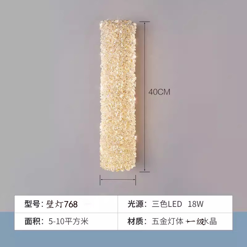 軽くて豪華なフランスの水晶の明かりの寝室のベッドのヘッドライトの客間のレストランのシャンデリアの高級感のボールの明かりの中山の家の装飾のイルミネーション|undefined