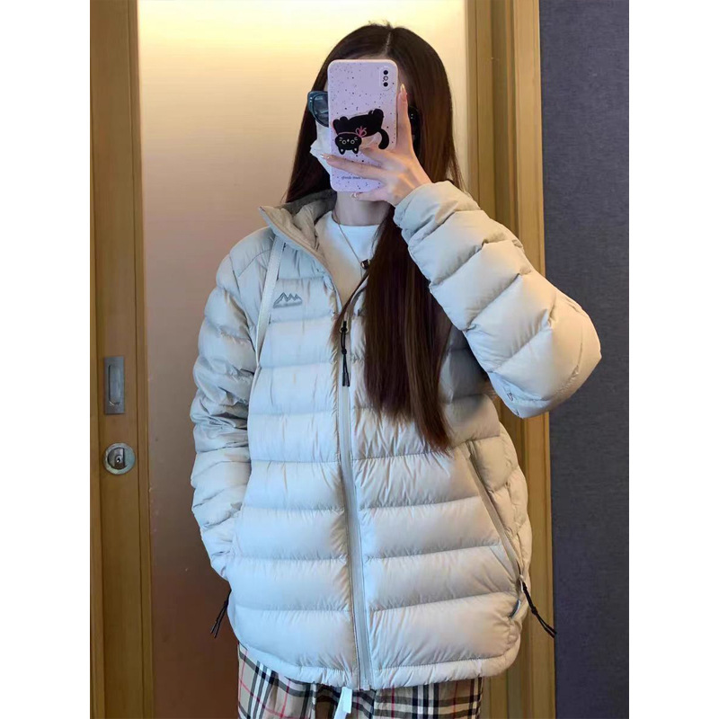 2025新款韩版修身排骨羽绒棉服女冬季轻薄情侣棉衣保暖连帽外套女|undefined