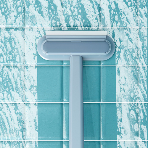 Multi-functional brush for glass, pet hair (cat and dog), screen, dry and wet two-use, washable, detachable, long handle