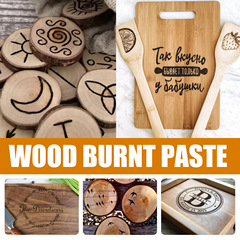 Jue-Fish Wood Burning Paste, Outdoor Camping Wood and Fabric Ignition Gel DIY Wood Burning Paste
