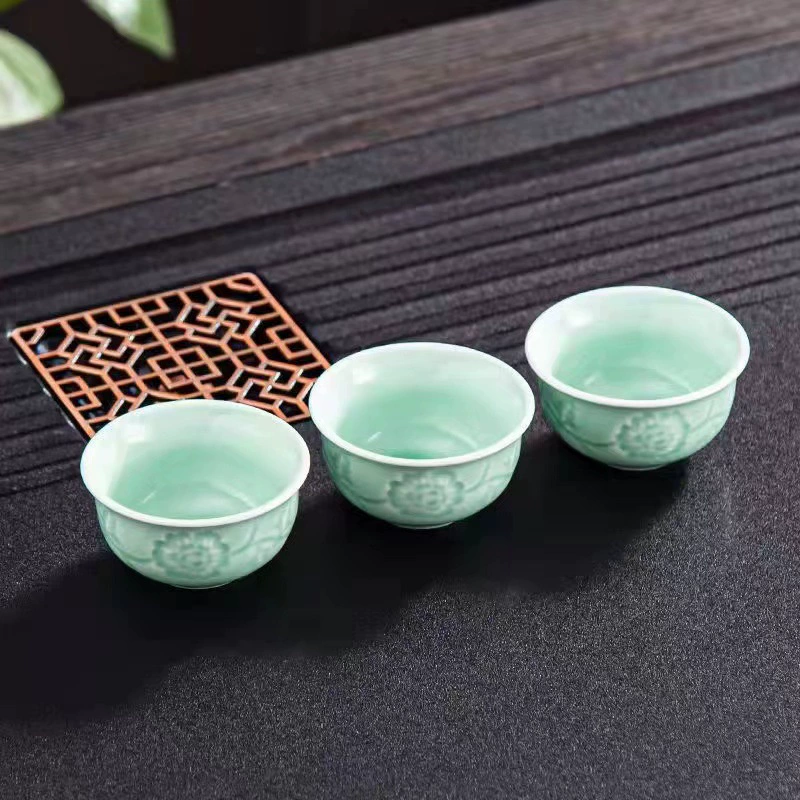 Tea set, ceramic tea cup, gift box, simple and elegant design