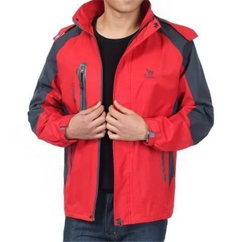 Autumn thin windproof travel jacket for work with hood