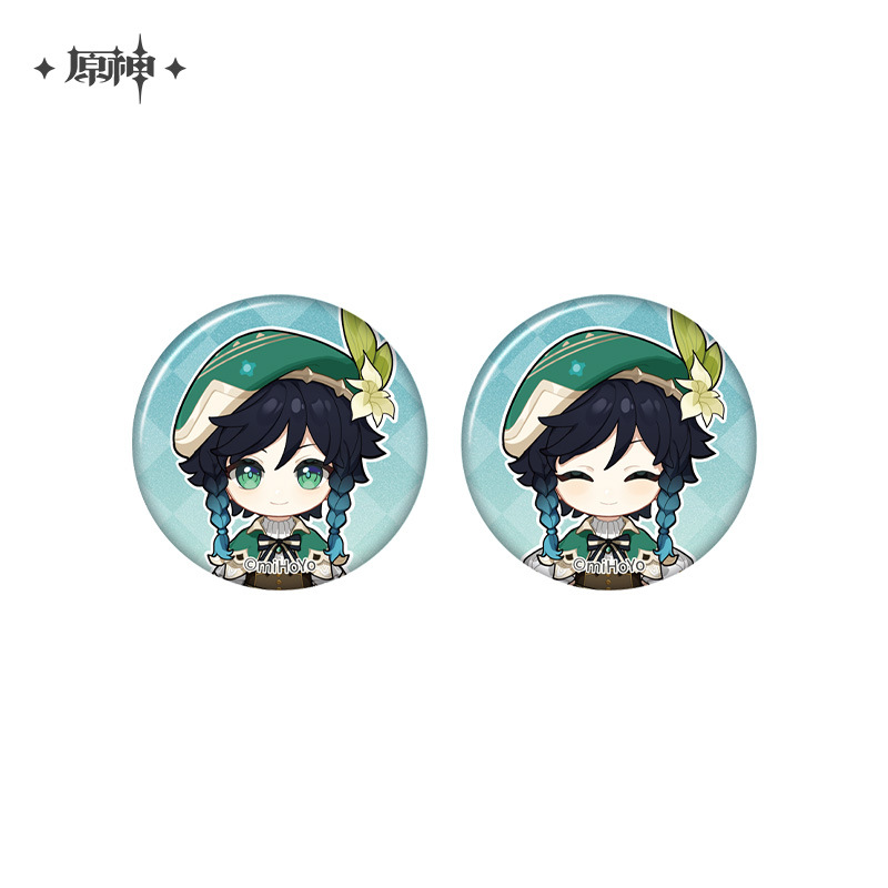正規版ミハ遊原神バッジバーアクリルペンダント立牌パイルバッジウェンディ鐘離バッジ