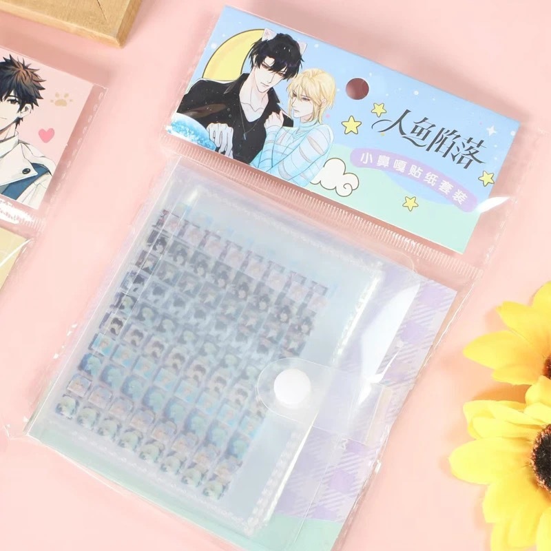 卸売スターアニメ小鼻ガーステッカー白鹿趙魯思朱景儀ユーシュシンステッカーハンドブックカードブックステッカー|undefined