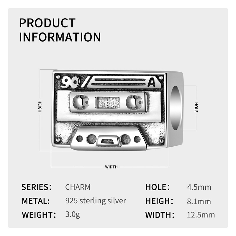 Cassette charm, additional image 4