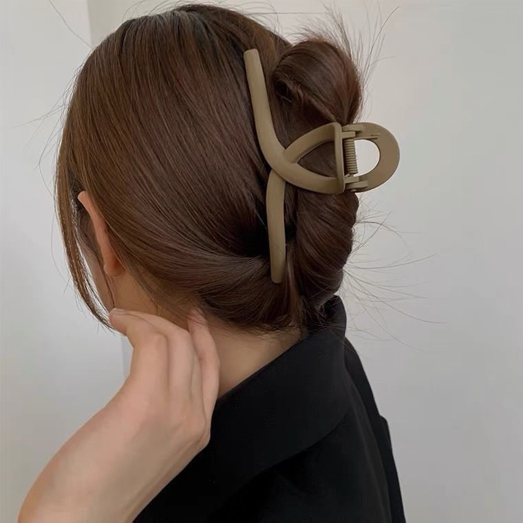 女性用ヘアピン、高級感のある韓国東大門と同じスタイルのヘアピン、後頭部のシャーククリップ、女性用ヘアアクセサリー|undefined