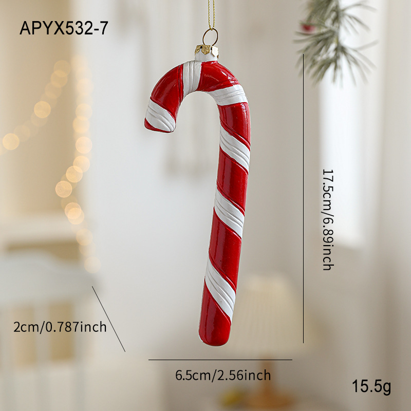Nuevos colgantes de plástico Santa, colgantes de árbol de Navidad, adornos, artículos de decoración, artículos de diseño de atmósfera en stock