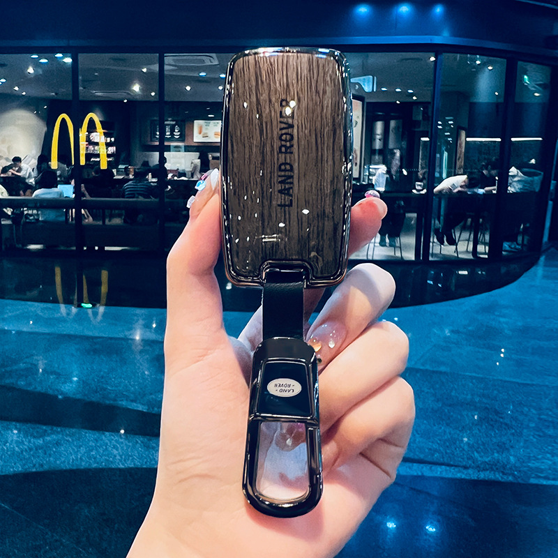 Car key bag | 无 Discovery 4 5 - smart-a-style-deep-mocha-car-logo-metal-buckle