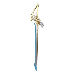 Anime weapon model PU toy dragon crescent moon knife Fang Tian painting halberd sea god 3X halberd weapon