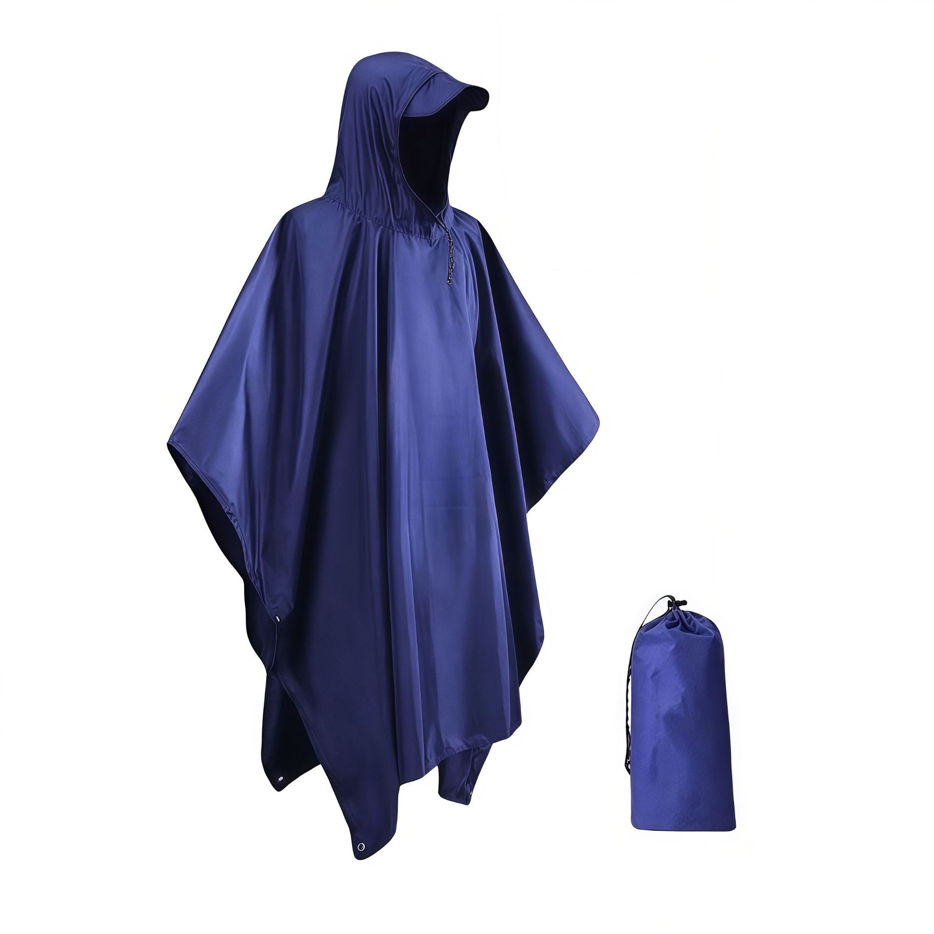 Poliéster 3 - en - 1 al aire libre chaqueta de lluvia viajar multifuncional caminata montañosa bicicleta conveniente para llevar capa chaqueta de lluvia al por mayor