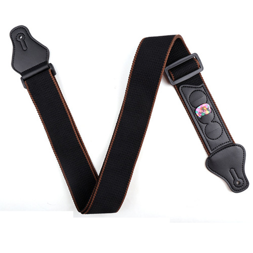 Guitar strap pure cotton guitar strap folk classical electric guitar bass ukulele guitar strap strap