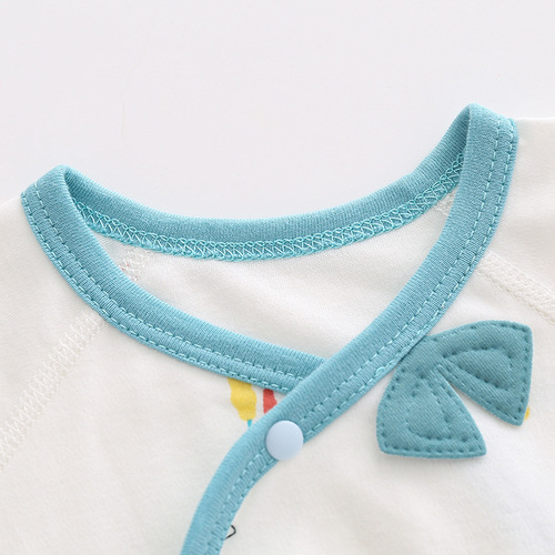 Newborn pure cotton jumpsuit baby boneless harem autumn and winter newborn monk clothing crawling clothing male and female baby spring and autumn clothes