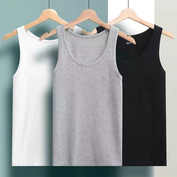 A generation of men's cotton summer vest base Sports breathable Men's I-character men's casual vest cheap
