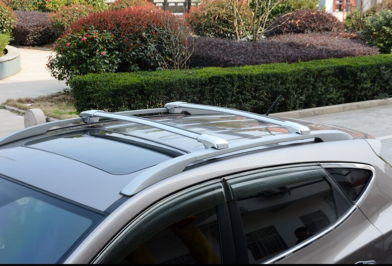 Factory Direct Sales Gm Split Luggage Rack Aluminum Alloy Travel Crossbar Roof Rack Load-Bearing Strong Crossbar Rack