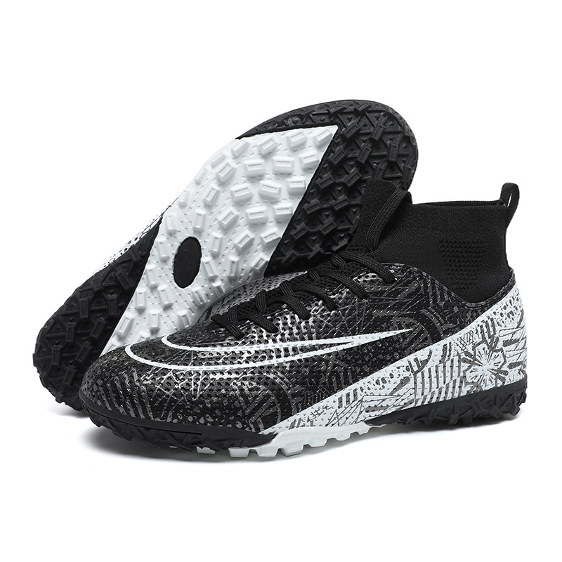 Otoño Binbin Bird ventas directas de fábrica zapatos de fútbol uñas rotas largas zapatos de entrenamiento deportivo transpirables de caña alta para hombres y mujeres Football