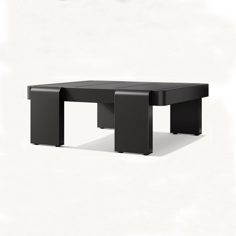 Mesa de café cuadrado (aleación de aluminio)