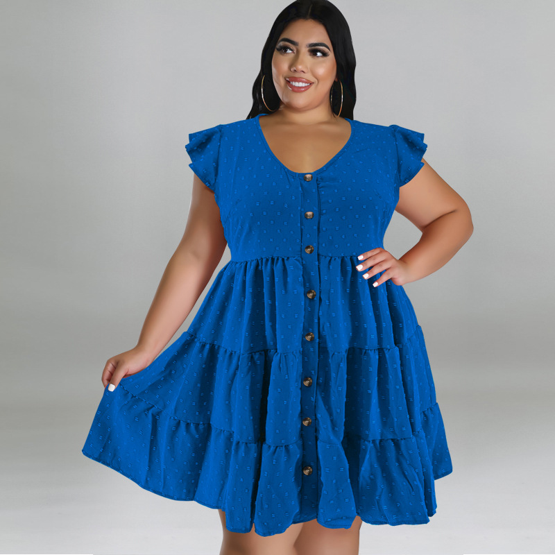 Damen Kleid In Übergröße Aus Eisseide Mit Pompon Struktur_voghion.com